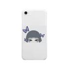 れいなのBlue Doll tithim. Clear Smartphone Case