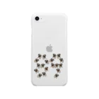 パグ PUG ぱぐ  OHMAI GALLERYのパグ文字89 グッズ Clear Smartphone Case