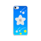 宙月屋（そらつきや）のナガレほし（スカイ）　iPhoneSE2用 Clear Smartphone Case