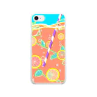 Sourambleのピンクレモネード Clear Smartphone Case