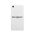 WIM's Shop(ウィムズショップ)のWhat is media? Clear Smartphone Case