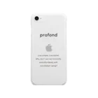 profond のclear smartphone case Clear Smartphone Case