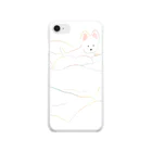 てらおかなつみのいぬの絵 Clear Smartphone Case