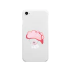 obake-shopの凧とおばけ Clear Smartphone Case