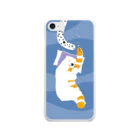 123izmの眠りシロクマ Clear Smartphone Case