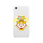 TokoTokoStudioのトコろん　(HAPPY BIRTHDAY) Clear Smartphone Case