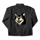 株式会社RayArc・新規事業ユニットのしばいぬ(こてつ)・おえかきランドにて Coach Jacket :back