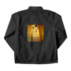 Art Baseのグスタフ・クリムト / 接吻 / 1908 /The Kiss / Gustav Klimt Coach Jacket :back