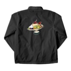 気ままに創作　よろず堂のプリン・ア・ラ・モード　ポップ Coach Jacket :back