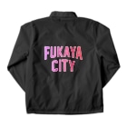 JIMOTO Wear Local Japanの深谷市 FUKAYA CITY Coach Jacket :back