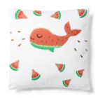 エコの海のスイカくじらのアイテム Cushion