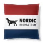 nordic_irishsetterのトリコロールノルディック Cushion