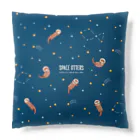 カワウソとフルーツのスペースカワウソ Cushion