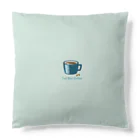 Teal Blue CoffeeのRoasted coffee Cushion