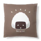 イラスト MONYAAT の🍙おにぎりB　笑顔でハッピー🍙 Cushion