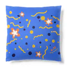 うみうしショップのアオウミウシ柄 Cushion