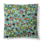 ぴょろりんちょ🐤の星柄の虫だらけクッション Cushion
