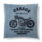 キッズモード某の武骨なバイクデザイン(ヒッコリー) Cushion