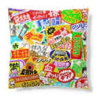 ニュー終末物産店　suzuri支店のニセ販促シールいっぱい Cushion