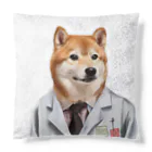 変なAIばっかのＴシャツ屋さんの柴犬先生 Cushion