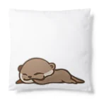 綾錦工房 りこりすのほされカワウソ Cushion