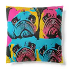 TakashiSのsurprised face pug Cushion