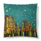 TakashiSのnight sky after rain Cushion