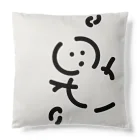 持って帰れる冬のわくわく。の雪だるま Cushion