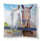 SHOP HAPPY HORSES（馬グッズ）のスピプー クッション両面デザイン Cushion