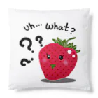 MZグラフィックスのいちご　What？ Cushion