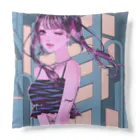 黒蝶羽くろろ🦋🖤💜のおしゃろろグッズシリーズ Cushion