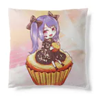 悪魔たぬきの黒娘の販売店！の悪魔たぬきの黒娘 Cushion