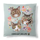 猫のイラスト屋さんのmiina siina anzu Cushion