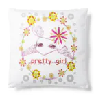 JapaneseArt Yui Shopのpretty girl クッション