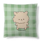 pomponmerry®︎のちゃみみとベビートイプーギンガムクッション Cushion