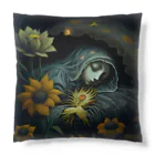 LunaNocturneの花の美しさと少女の儚さが、幻想的な世界を彩る。 Cushion