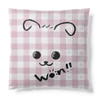 merongのわんこA♡ギンガム Cushion