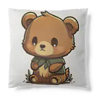 mumusのくまのイラストグッズ Cushion