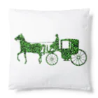 mumusの馬車　green Cushion