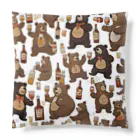 summerのショップのクマが宴会してもいいじゃない？ Cushion