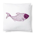 mumusの魚　sequinspink Cushion