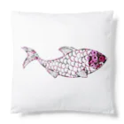 mumusの魚　rose Cushion