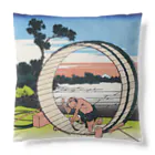 浮世絵屋の北斎「富嶽三十六景⑤　尾州不二見原」葛飾北斎の浮世絵 Cushion