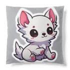 可愛いチワワグッズショップのホワイトチワワちゃん Cushion