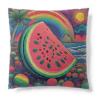 PSYCHEDELIC ARTのPSYCHEDELICスイカ Cushion