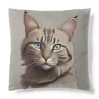 うねうねキャッチのエレガントなネコ Cushion