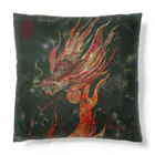 REISEI麗清-ARTの書画家：麗清REISEI「炎龍 FIRE DRAGON」2 Cushion