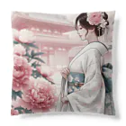 Moichi Designs Shop-2023の華麗な牡丹の花に想う Cushion