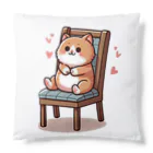 姫とすずり。のひざのっけねこ Cushion