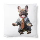 furebuhi　clubのJumping！FRENCH BULLDOG Cushion